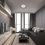 3510 Lampa sufitowa Everest ind WIFI LED 40W silver D51