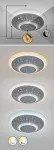 3264 Lampa sufitowa Taneli LED 47W biały