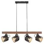 3300 Lampa wisząca Rotem E14 4xMAX40W black waln