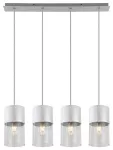 3156 Lampa wisząca Zelkova E27 4xMAX40W br alu D12