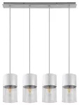 3156 Lampa wisząca Zelkova E27 4xMAX40W br alu D12