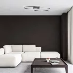 Cirilla,ind.ceil. LED40W, L82cm, black