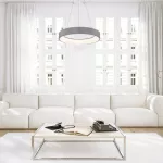 3929 Lampa wisząca Adeline LED 24W, szara, okrągła