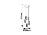 5340 Lampa wisząca Oberon E14 5xmax. 40W kawa/bursztynowy 230V, 50Hz