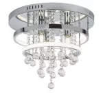 2237 Lampa sufitowa Pallas LED 32W+3xE14 chrome D40