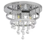 2237 Lampa sufitowa Pallas LED 32W+3xE14 chrome D40