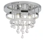 2237 Lampa sufitowa Pallas LED 32W+3xE14 chrome D40