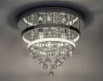 2237 Lampa sufitowa Pallas LED 32W+3xE14 chrome D40
