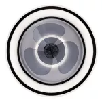 Horacio,ind.ceil. LED67W, D47cm, ventil.