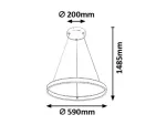 6299 Lampa wisząca Othello LED 36W