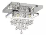 2239 Lampa sufitowa Pallas LED36W+4xE14 chrome 40cm