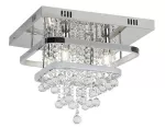 2239 Lampa sufitowa Pallas LED36W+4xE14 chrome 40cm