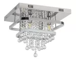 2239 Lampa sufitowa Pallas LED36W+4xE14 chrome 40cm