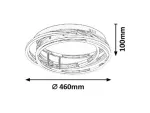 2183 Plafon Selena LED 40W 3200lm 4000K chrom 230V, 50Hz