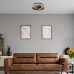 Faustine,ind.ceil. LED30W, D47cm