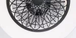 5419 Lampa sufitowa Adonias ind Fan LED 35W black D48