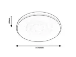 2118 Lampa sufitowa Bruce 60W 4800lm CCT variable 3000-6000K D75cm IP20 white