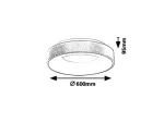 5053 Plafon Carmella Led / 50 W złoty/biały IP20 230V, 50Hz