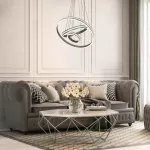 2230 Lampa wisząca Avalon LED 75W br alum D60cm