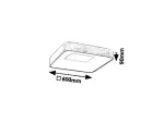 5057 Plafon Carmella Led / 50 W złoty/biały IP20 230V, 50Hz