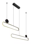72268 Circado lampa wisząca czarna/zota LED 48W barwa światła ciepła IP20 G