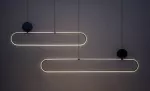 72268 Circado lampa wisząca czarna/zota LED 48W barwa światła ciepła IP20 G