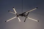 72237 Henli lampa wisząca czarna LED 30W barwa światła ciepła IP20 G