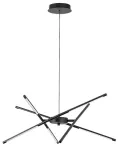 72237 Henli lampa wisząca czarna LED 30W barwa światła ciepła IP20 G