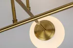 71082 Kiara lampa sufitowa złota E27 4x MAX 35W IP20