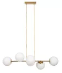 72249 Kiara lampa wisząca złota E27 6x MAX 35W IP20