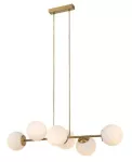 72249 Kiara lampa wisząca złota E27 6x MAX 35W IP20