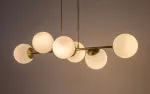 72249 Kiara lampa wisząca złota E27 6x MAX 35W IP20