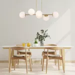 72249 Kiara lampa wisząca złota E27 6x MAX 35W IP20