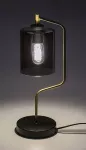 74202 Perez lampka stołowa matowa czarna E27 1x MAX 40W IP20