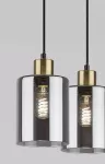 72247 Perez lampa wisząca matowa czarna E27 4x MAX 40W IP20