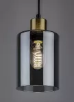 72248 Perez lampa wisząca matowa czarna E27 1x MAX 40W IP20
