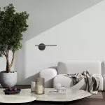 78034 Sabira lampa ścienna czarna LED 6W barwa światła neutralna IP20 G