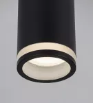 73030 Senobia lampa sufitowa czarna GU10 1x MAX 35W IP20