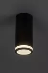 73030 Senobia lampa sufitowa czarna GU10 1x MAX 35W IP20