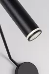 73041 Senobia reflektor ścienny czarna GU10 1x MAX 35W IP20