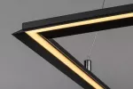 72243 Sidona lampa wisząca czarna LED 48W barwa światła ciepła IP20 G