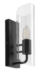 75027 Teodoro lampa łazienkowa czarna E14 1x MAX 12W IP44
