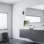 75027 Teodoro lampa łazienkowa czarna E14 1x MAX 12W IP44