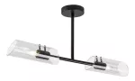 75028 Teodoro lampa łazienkowa czarna E14 2x MAX 12W IP44
