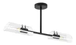 75028 Teodoro lampa łazienkowa czarna E14 2x MAX 12W IP44