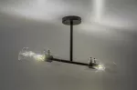 75028 Teodoro lampa łazienkowa czarna E14 2x MAX 12W IP44