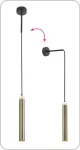 72238 Thelma lampa wisząca czarna LED 10W barwa światła neutralna IP20 G