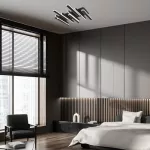 71049 Sindri Lampa sufitowa LED czarna IP20 46W K3000, 4000