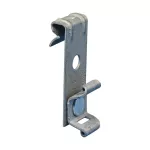 Zacisk J-CT do płatwi „C” z uchwytem opaski zaciskowej, 1,5–4 mm Kołnierz, Nie Opaska