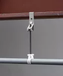 nVent CADDY Rod Lock wieszak ze stali sprężynowej dla prętów z zaciskiem kołnierzowym do krawędzi płatwi, 4–6,5 mm Kołnierz